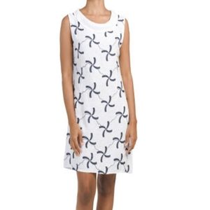 Puro Lino LINEN COWL NECK EMBROIDERED LI